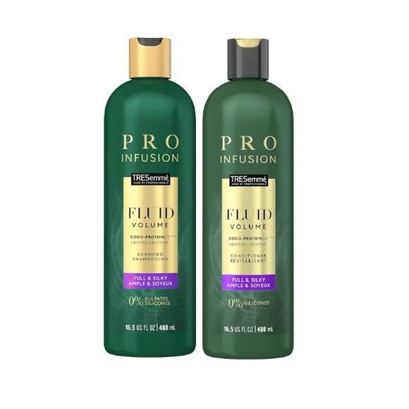 2 Pack Tresemme Pro Infusion Fluid Volume Shampoo & Conditioner 16.5 oz each - Picture 1 of 1